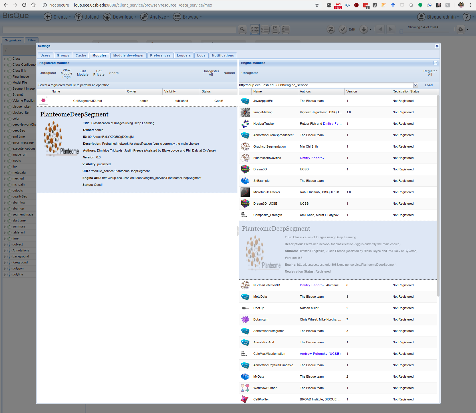 Module Register